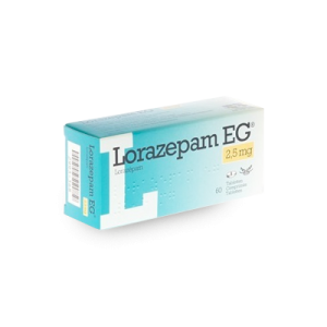 Lorazepam 2,5mg kopen - 30 tabletten