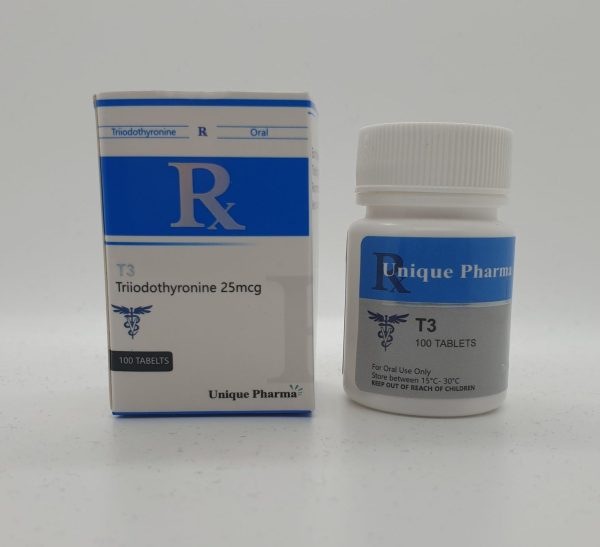 T3 (Triiodothyronine) 25 by UNIQUE PHARMA®
