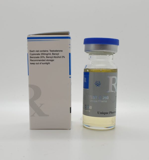 Testosterone Cypionate 250 by UNIQUE PHARMA® - Afbeelding 2